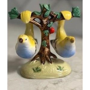 Birds Hanging From Branches Salt & Pepper Shakers, Condiment Set, Made in Japan